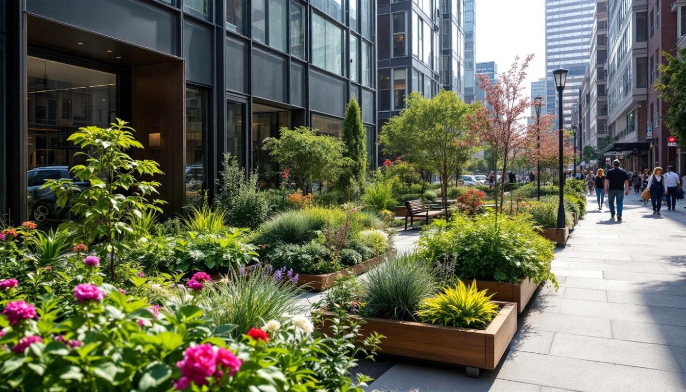 Techniques durables pour l'aménagement de petits jardins urbains